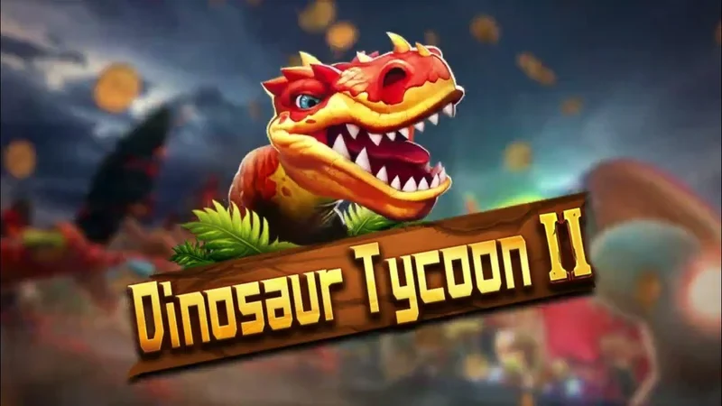 Minh họa đồ họa 3D của Dinosaur Tycoon 2.