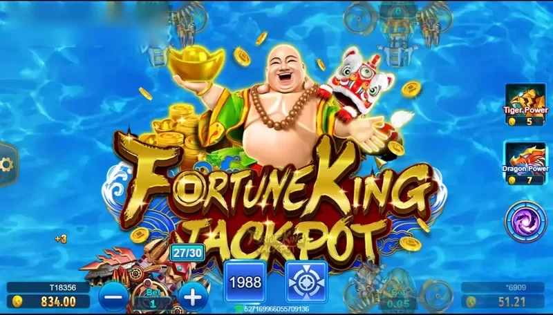 Minh họa hệ thống biểu tượng trong Fortune King Jackpot