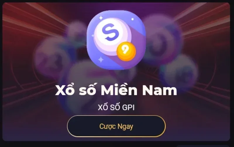 Giao diện quay số của xổ số miền Nam GPI với kết quả cập nhật theo thời gian thực.